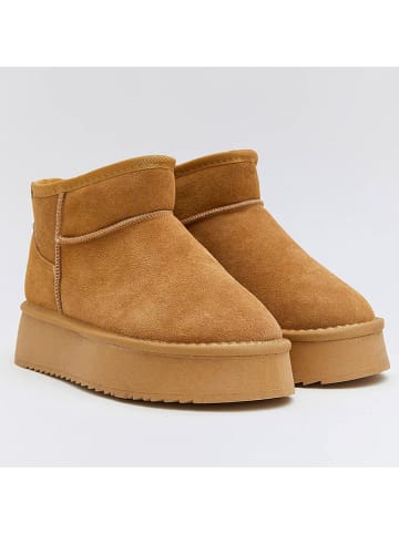 Bellucci Leren boots lichtbruin