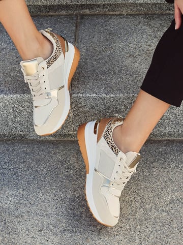 Belucci Sneakers beige goedkoop kopen limango