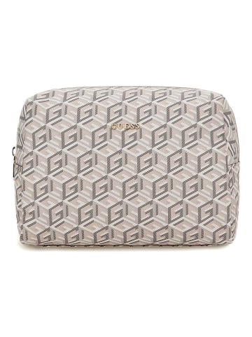 Guess Kosmetiktasche in Creme - (B)17 x (H)10 x (T)6 cm