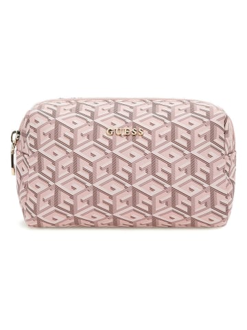 Guess Kosmetiktasche in Rosa - (B)17 x (H)10 x (T)6 cm