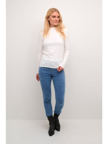 Kaffe Longsleeve in Weiß