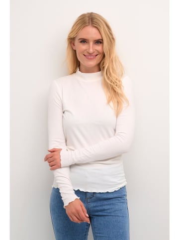 Kaffe Longsleeve in Weiß