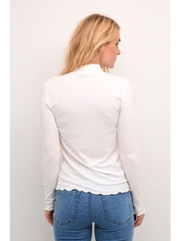 Kaffe Longsleeve in Weiß