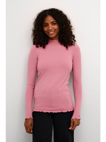 Kaffe Longsleeve lichtroze