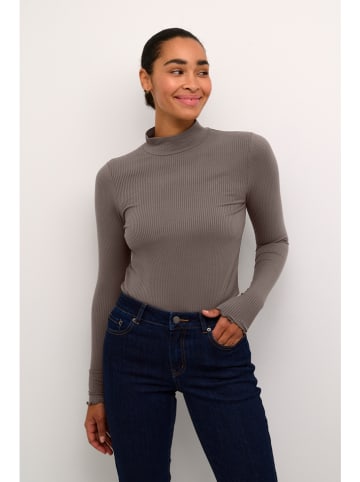 Kaffe Longsleeve in Taupe