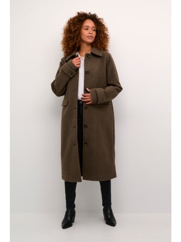 Kaffe Übergangsmantel in Khaki
