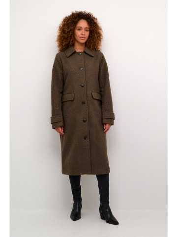Kaffe Übergangsmantel in Khaki