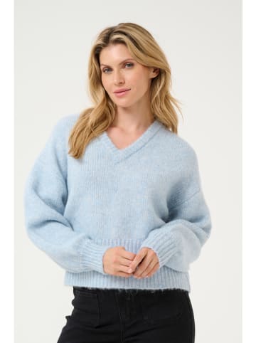 Kaffe Pullover in Hellblau