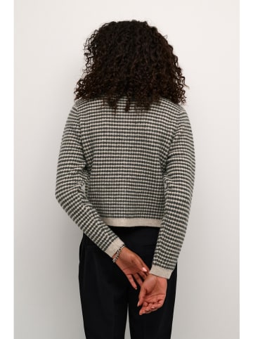 Kaffe Vest beige/zwart