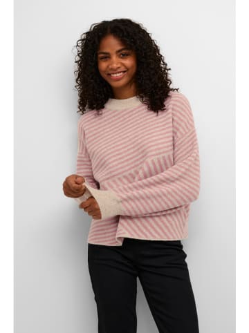 Kaffe Trui lichtroze/beige