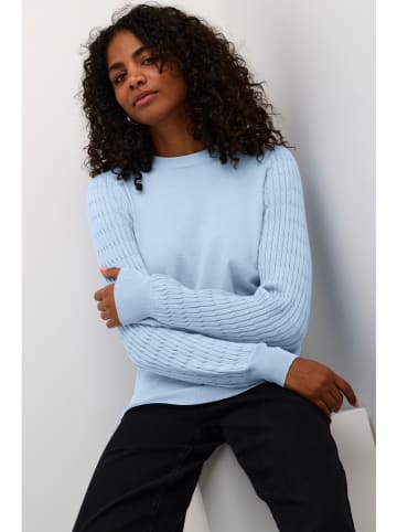Kaffe Pullover in Hellblau