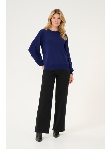 Kaffe Pullover in Dunkelblau