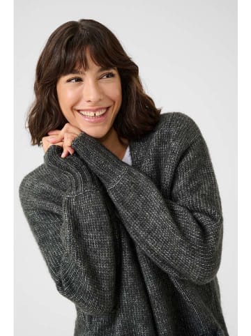 Cream Cardigan in Anthrazit