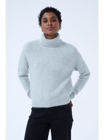 Kaffe Rollkragenpullover in Hellblau
