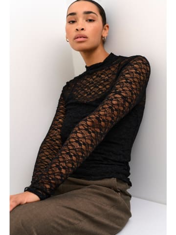 Kaffe Bluse in Schwarz