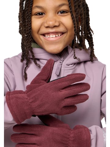 Jack Wolfskin Rękawiczki "Fleece" w kolorze bordowym