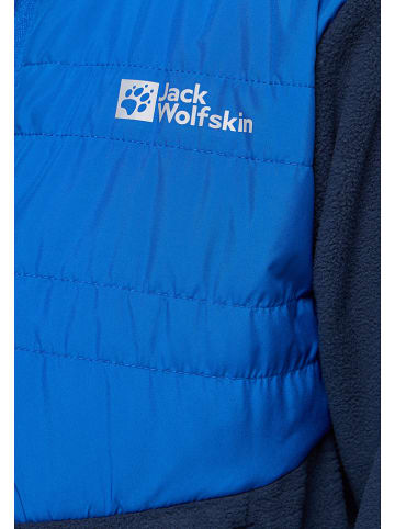 Jack Wolfskin Hybride jas "Haldor" blauw/donkerblauw