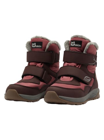 Jack Wolfskin Botki zimowe "Polar Bear" w kolorze bordowo-różowym