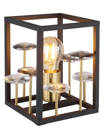 Globo lighting Tischleuchte in Schwarz/ Gold - (B)15 x (H)20 x (T)15 cm