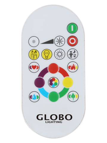 Globo lighting LED-Deckenleuchte in Weiß - (H)8,5 x Ø 33 cm