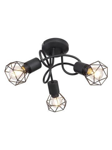 Globo lighting Deckenleuchte in Schwarz - (H)20 x Ø 36 cm
