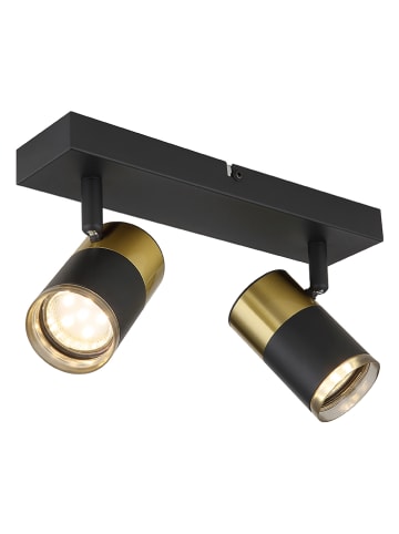 Globo lighting Deckenleuchte in Schwarz/ Gold - (L)26 x (B)6 x (H)12cm