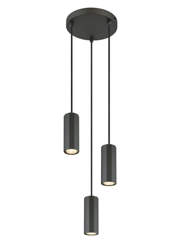 Globo lighting Hanglamp grijs - (H)120 x Ø 21 cm
