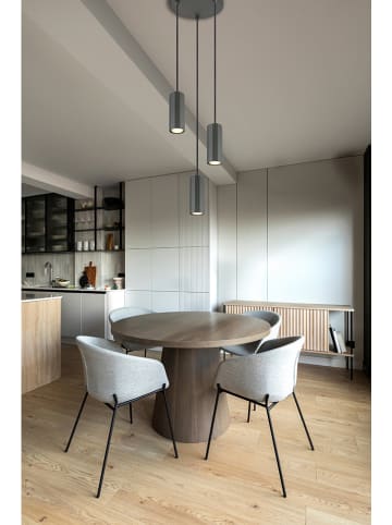 Globo lighting Hanglamp grijs - (H)120 x Ø 21 cm