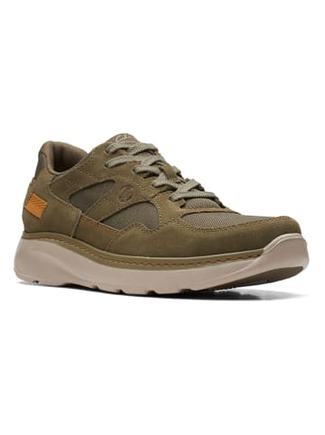 Clarks Leren sneakers "ChartLite Tor" groen