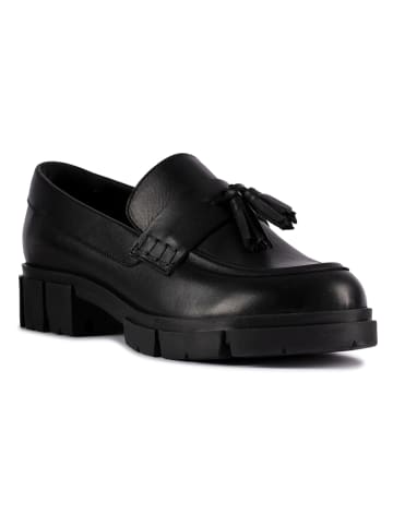 Clarks Leder-Slipper ''Teala Loafer'' in Schwarz