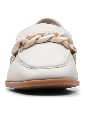 Clarks Leren instappers "Sarafyna Iris" wit