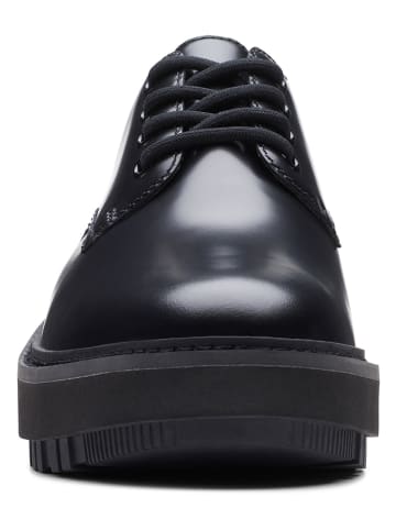 Clarks Leren veterschoenen "OriannaW Derby'' zwart
