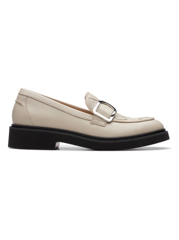 Clarks Skórzane slippersy 'Splend Penny'' w kolorze beżowym