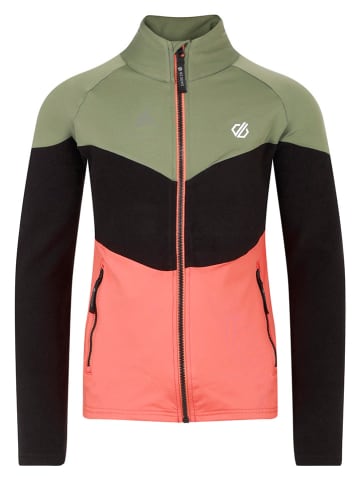 Dare 2b Fleecejacke "Emergent III" in Khaki/ Schwarz/ Rot