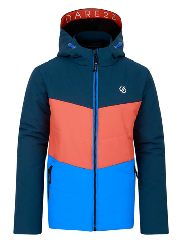 Dare 2b Ski-/snowboardjas "Jolly" donkerblauw/rood/blauw