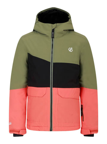 Dare 2b Ski-/ Snowboardjacke "Steazy II" in Khaki/ Schwarz/ Rot