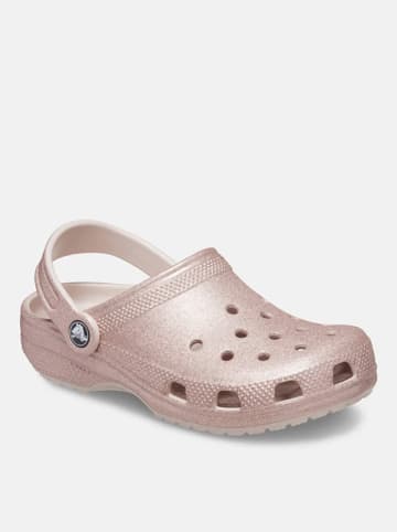 Crocs Chodaki "Classic Glitter" w kolorze jasnoróżowym