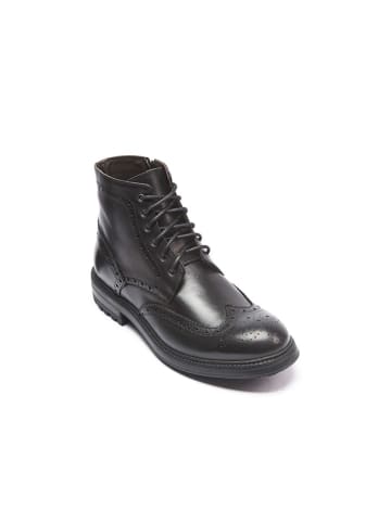 Frank Daniel Leren boots zwart
