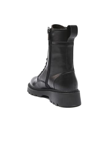 Frank Daniel Leder-Boots in Schwarz