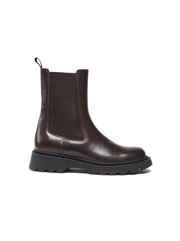 Frank Daniel Leren chelseaboots bruin