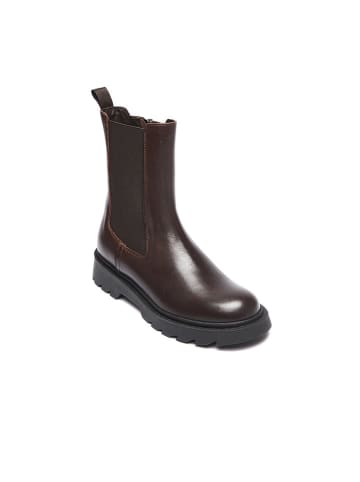 Frank Daniel Leren chelseaboots bruin