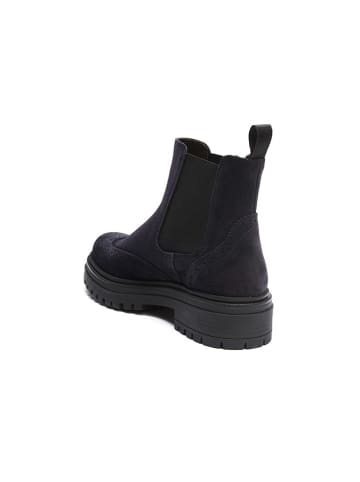 Frank Daniel Leren chelseaboots donkerblauw