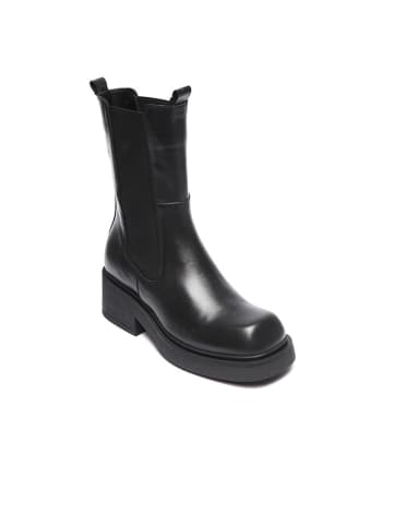 Frank Daniel Leren chelseaboots zwart