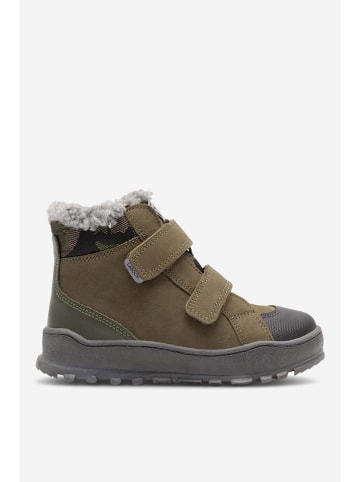 Lasocki Leder-Winterboots in Khaki