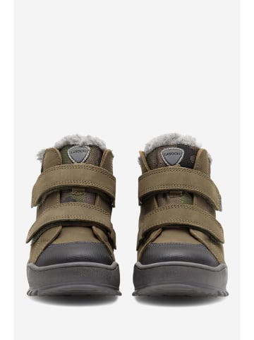 Lasocki Leren winterboots kaki