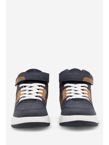 Action Boy Sneakers donkerblauw/lichtbruin