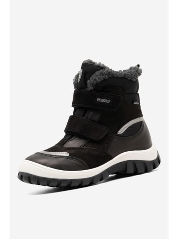 Lasocki Leren winterboots zwart