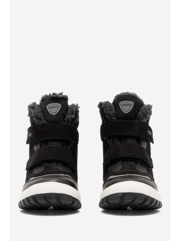 Lasocki Leren winterboots zwart