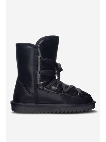 Lasocki Leder-Winterboots in Schwarz