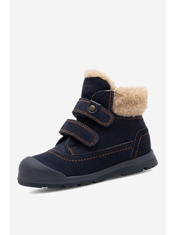 Lasocki Leder-Boots in Dunkelblau